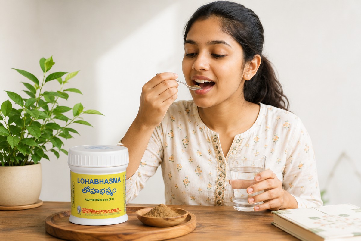 Anaemia, Appetite Loss & Weakness: Khadgaloha Bhasma (Loha Bhasma) 
