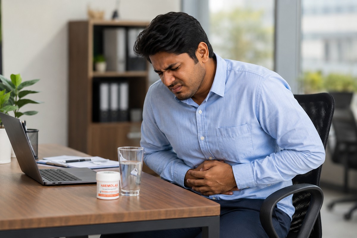 Constipation, Straining and Piles During Rainy Travel: A Haemolax Content Cluster for Bowel Comfort