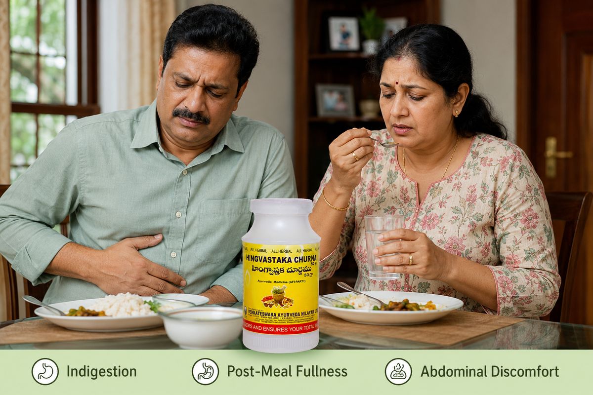 Loss of Appetite, Gas and Post-Meal Heaviness: Hingvastaka Churna for Damp-Weather Digestion