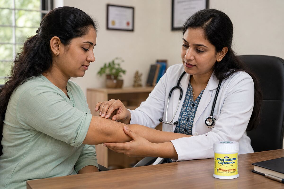 Persistent Itching, Patches and Recurrent Skin Flares: Divyasinduram in a Doctor-Guided Plan